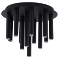 8355 LAMPA SUFITOWA NOWOCZESNA plafon STALACTITE BLACK XIII CZARNY ŚR. 34CM