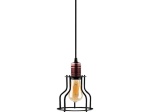 6336 Lampa wisząca Workshop Nowodvorski Lighting czarna wisząca lampa z miedzianą oprawką LOFT 