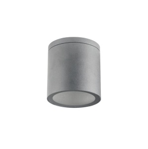 Lampa sufitowa ogrodowa okrągła QUAZAR 18 szara GU10 230V IP44 Kobi KTLOQZ18SZ