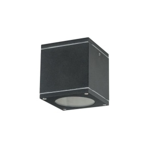 Lampa sufitowa ogrodowa kwadratowa QUAZAR 17 czarna GU10 230V IP44 Kobi KTLOQZ17CZ