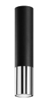 SL.0939 Plafon LOOPEZ czarny chrom GU10 40W IP20 Sollux 