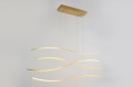 WAVES LED AZ4058 ZŁOTA LAMPA WISZĄCA NOWOCZESNA AZZARDO
