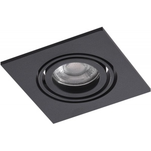 == WYSYŁKA 48H ==  AZ4144 EDITTA AZ4144 downlight wpuszczany lampa oczko 1x50W/GU10 IP20 CZARNA AZZARDO