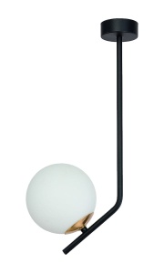 Jupiter TIM 1731 LAMPA WISZĄCA NOWOWCZESNA CZARNY MOSIĄDZ 