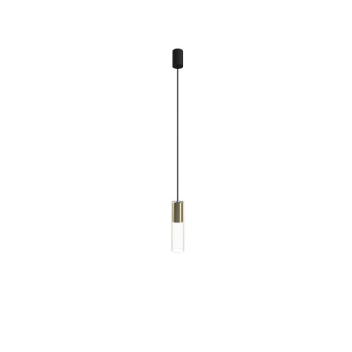 7868 Lampa wisząca CYLINDER M Mosiądz  NOWODVORSKI