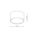 KENDAL OPRAWA NATYNKOWA CZARNA IP54 LP-6331/1C IP54 BK LIGHT PRESTIGE