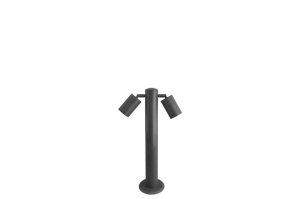 AZ4457 ROLF 2 IP44 500  LAMPA OGRODOWA SŁUPEK AZZARDO CIEMNY SZARY 