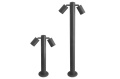 AZ4457 ROLF 2 IP44 500  LAMPA OGRODOWA SŁUPEK AZZARDO CIEMNY SZARY