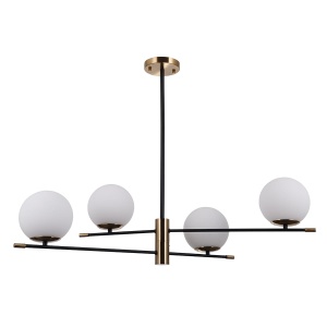 Stelia PND-43660-4 LAMPA WISZĄCA KULE SZKŁO ITALUX