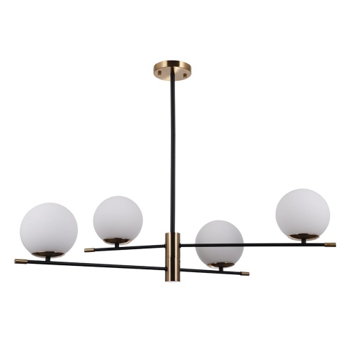 Stelia PND-43660-4 LAMPA WISZĄCA KULE SZKŁO ITALUX