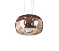 NOWOCZESNA LAMPA WISZĄCA P0224-06L-F4Gp MAXLIGHT SZKLANA 50cm miedziana