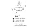 GULIA 7 LAMPA WISZĄCA AZZARDO FH5957-BJ-120 BIAŁA    ---- WYSYŁKA 48H  -----