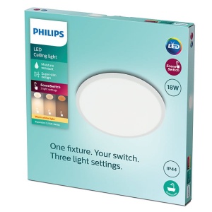 8719514327269 Superslim IP44 do łazienki 18W 27K W PLAFON PHILIPS
