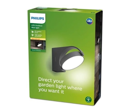8719514477254 Mimosa Wall AN 1x7W 2700K KINKIET OGRODOWY PHILIPS NOWOŚĆ