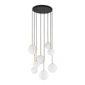 10934 Lampa wisząca KARO VIII LAMPA NOWOCZESNA KULE SZKLANA NOWOŚĆ NOWODVORSKI