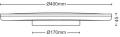 8719514431980 Ozziet CL570 SS RD 22W 2700K 40cm PLAFON SUFITOWY PHILIPS  SLIM  lampy PHILIPS