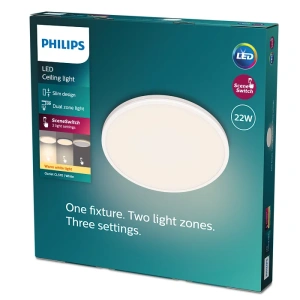 8719514431980 Ozziet CL570 SS RD 22W 2700K 40cm PLAFON SUFITOWY PHILIPS  SLIM 