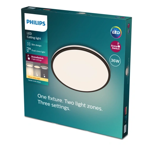 8719514432086 Ozziet CL570 SS RD 36W 2700K 50CM PLAFON SUFITOWY PHILIPS  SLIM