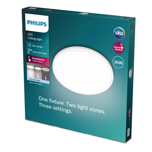 8719514432109 Ozziet CL570 SS RD 36W 4000K 50CM PLAFON SUFITOWY PHILIPS  SLIM