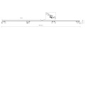 7752 Listwa MONO VIII 2x200 LAMPA NATYNKOWA NOWODVORSKI LIGHTING