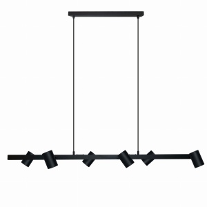 == RABAT W SKLEPIE==  LP-731/6L BK SNOW 6 LINIA WISZĄCA CZARNA SNOW 6 LINIA WISZĄCA CZARNA  LIGHT PRESTIGE