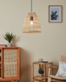 43866 AYESGARTH Lampa wisząca boho rattan 33 cm EGLO