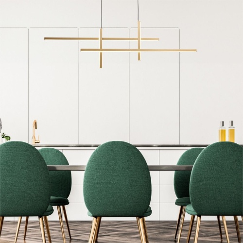 22008P-BK/GD EDGE LAMPA WISZĄCA CZARNO-ZŁOTA/BLACK-GOLD ZUMA LINE