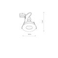 10711 Lampa punktowa podtynkowa ACRE IP44 NOWODVORSKI LIGHTING