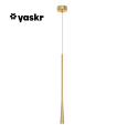 PL0121-GD ELYSIA LAMPAWISZĄCA ZŁOTA IP20 LED 6W 336LM 3000K YASKR