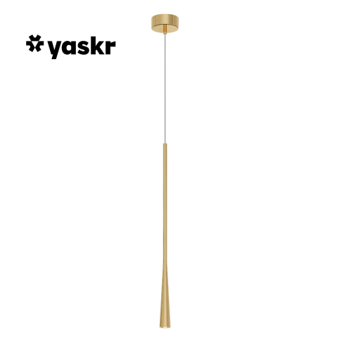 PL0121-GD ELYSIA LAMPAWISZĄCA ZŁOTA IP20 LED 6W 336LM 3000K YASKR