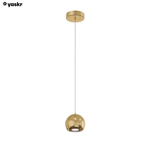 PL0122-GD Lampa Wisząca Aurenia 1xLED Złota YASKR