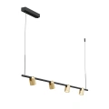 YASKR PL0124-BS SLIDE LAMPAWISZĄCA CZARNY/MOSIĄDZ IP20 LED 24,5W 3000K