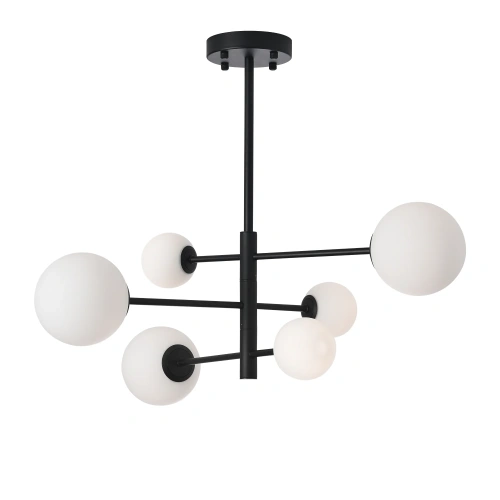 YASKR PLC0103-BK BOLTI 6 LAMPA SUFITOWA CZARNA IP20 G9