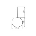 38032 Oprawa ogrodowa LED z gniazdem zasilającym STONO MILK USB 23 LED KANLUX