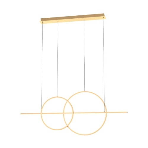 MD7358-2A-3GT CHOLET LAMPA WISZĄCA ZŁOTA/GOLD ZUMA LINE