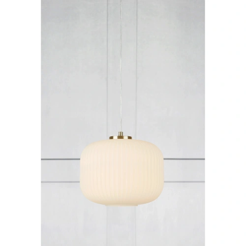 107918 Markslojd SOBER Wisząca 1L Złoty Szczotkowany/Biały