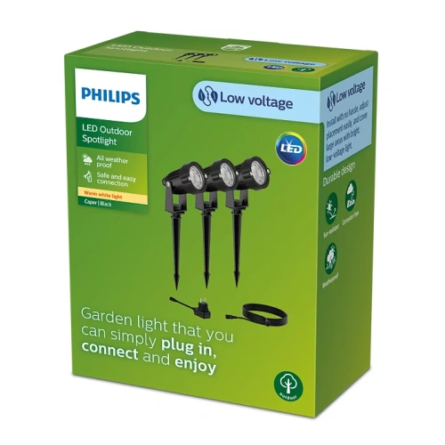 8720169269392  Oprawy zewnętrzne Lampa słupkowa/przyścieżkowa Caper 1,5 W PHILIPS