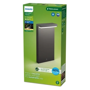 Oprawy zewnętrzne Lampa słupkowa/przyścieżkowa Bustan 3,8 W 8720169257290 PHILIPS NOWOŚĆ