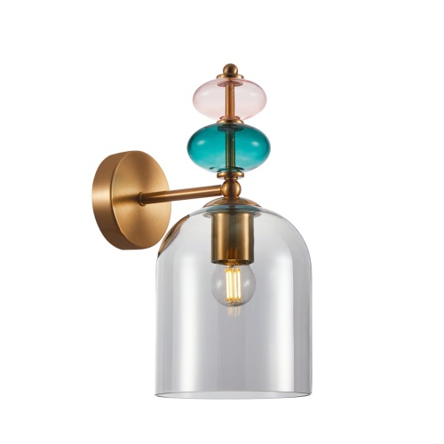 WL-30263-1B-BRO-SG Busco NOWOCZESNY SZKLANY KINKIET ITALUX