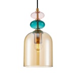 Busco PND-30263-1B-BRO-AMB SZKLANA LAMA WISZĄCA NOWOCZESNA ITALUX 