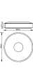 Coiner ceiling SS RD 24W 27K W PLAFON LA
