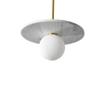 Lampa Wisząca Bilo III 1xG9 biały PL0136-WH YASKR 