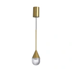 Lampa Wisząca Nata 1xLED złota PL0104-GD YASKR  IP44