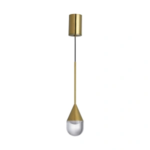 Lampa Wisząca Nata 1xLED złota PL0104-GD YASKR  IP44