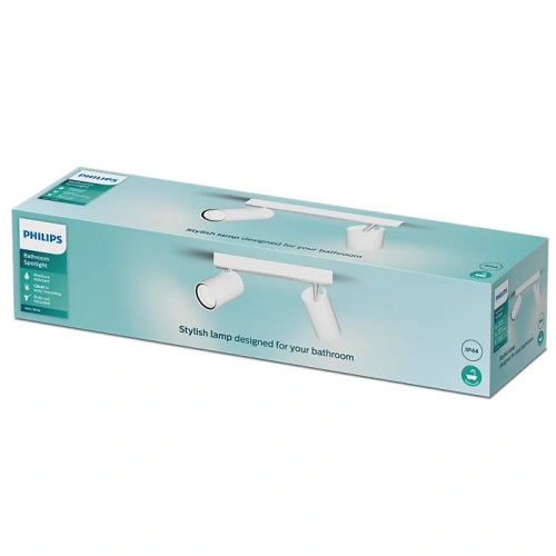 8720169299092 Sufitowy/ścienny reflektor punktowy Idris IP44 LAMPA DO ŁAZIENKI PHILIPS