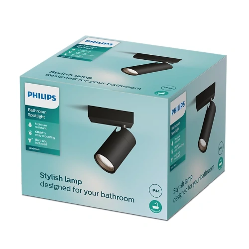 8720169298972 Sufitowy/ścienny reflektor punktowy Idri IP44 LAMPA DO ŁAZIENKI PHILIPS