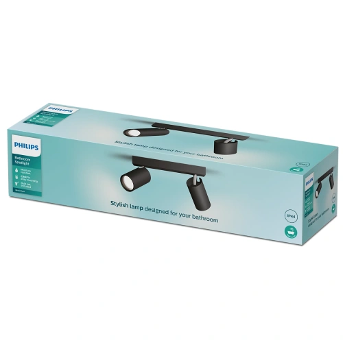 8720169298996 Sufitowy/ścienny reflektor punktowy Idri IP44 LAMPA DO ŁAZIENKI PHILIPS