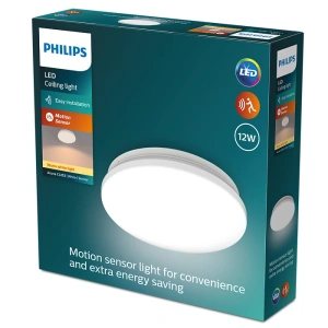8720169295988 Lampa sufitowa 12 W PLAFON Z CZUJNKIEM RUCHU Acuna CL253 RD 12W 27K W HV Sensor PHILIPS 