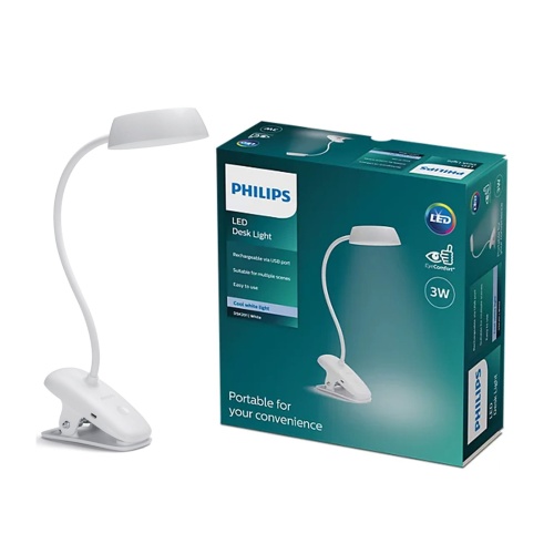 8719514396890 Lampa biurkowa Donutclip LED 4000K PHILIPS