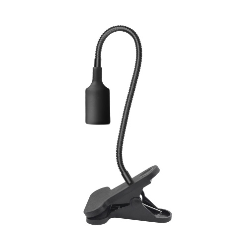 Lampka PLANTY CLIP czarna KOBI